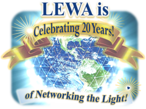LEWA is celebrating its 20th Year of networking the Light!